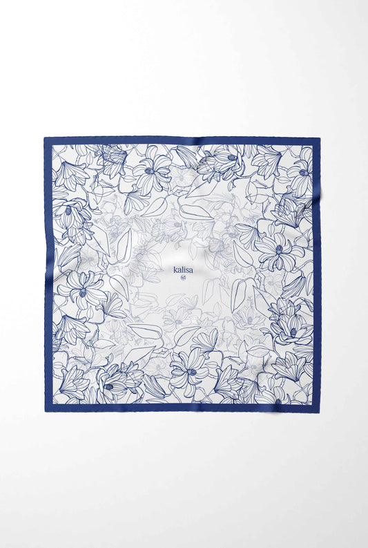 وشاح حريري من Midnight Bloom