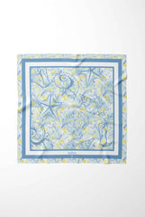 وشاح حريري من Seafoam Mist Serenity