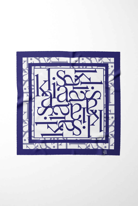 وشاح حريري من رويال إنك بنقش كاليسا