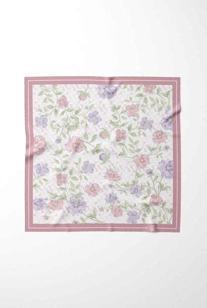 Lavender Blossom Silk Scarf