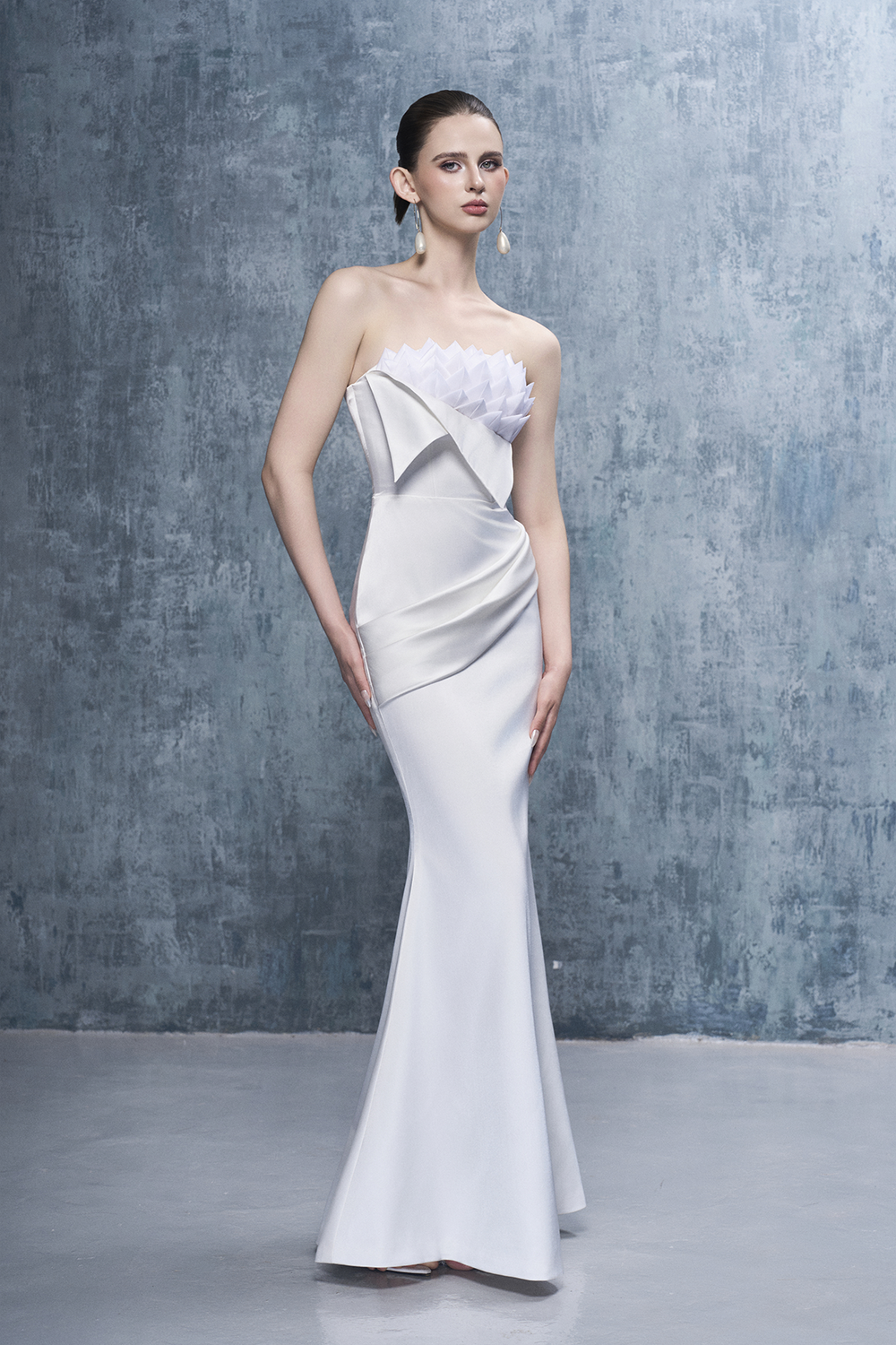 Etoile Bandeau Maxi Dress With Draped-Detail