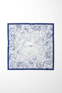 Foulard en soie Midnight Bloom