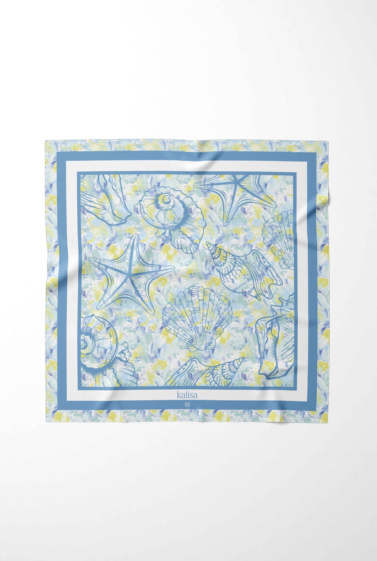 Kalisa Seafoam Mist Serenity Silk Scarf