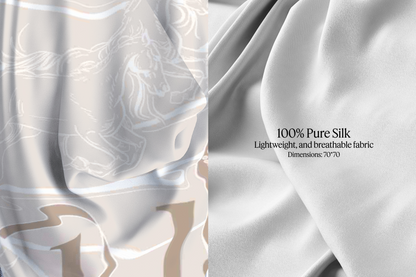 Wild Grace Silk Scarf