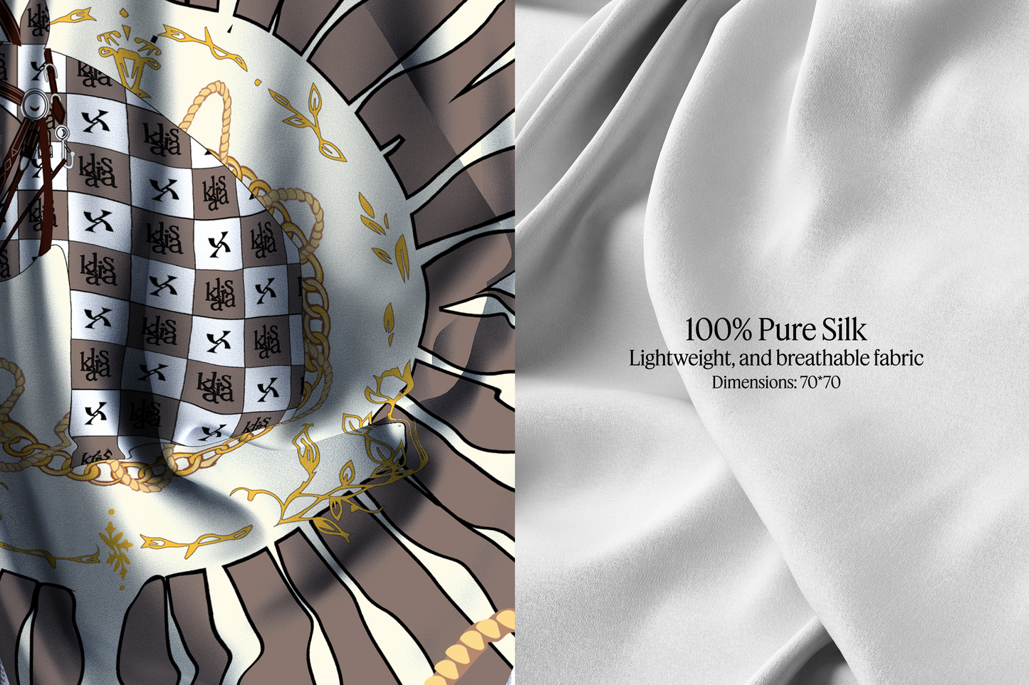 Woodland Whisper Silk Scarf