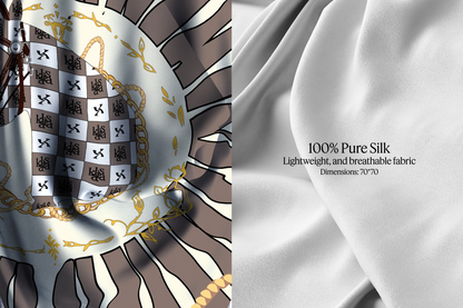 Woodland Whisper Silk Scarf