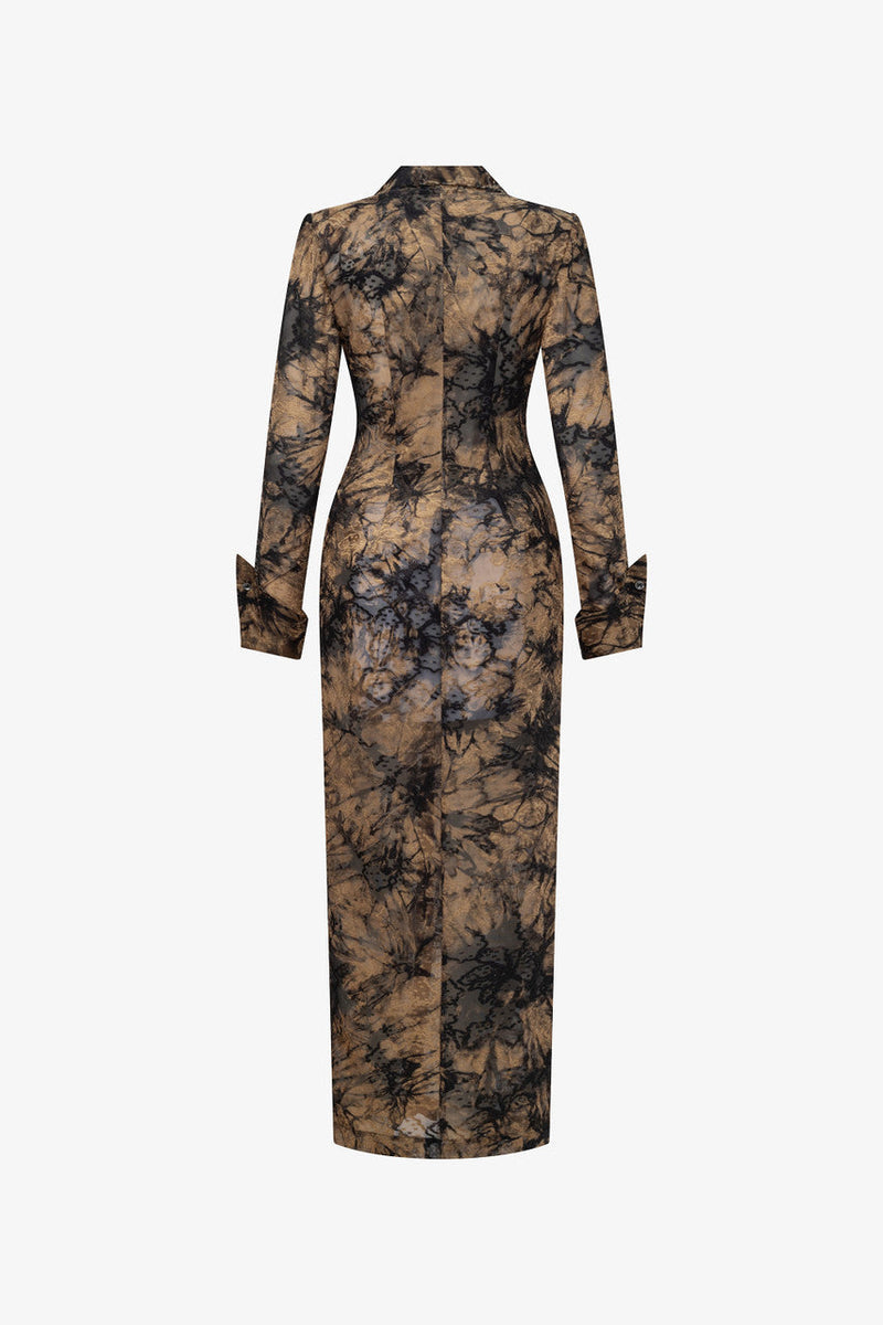 Rule Brown-spot Maxi Dress