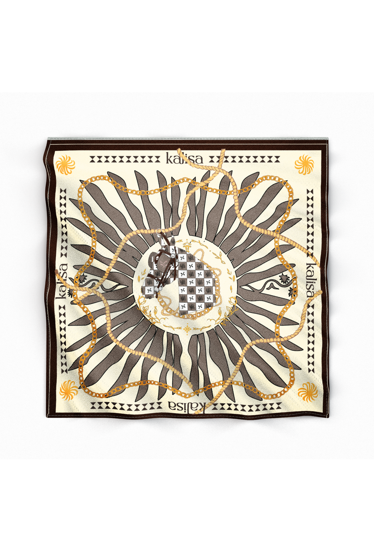 Kalisa Woodland Whisper Silk Scarf