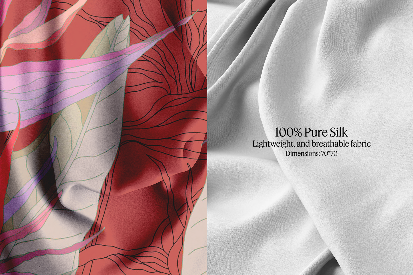 Sienna Botanica Silk Scarf