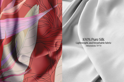 Sienna Botanica Silk Scarf