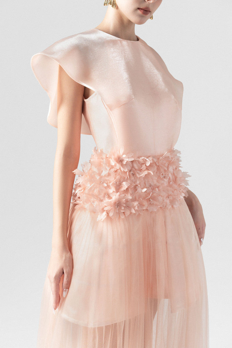 Ready Floral Embellished Waist Gown