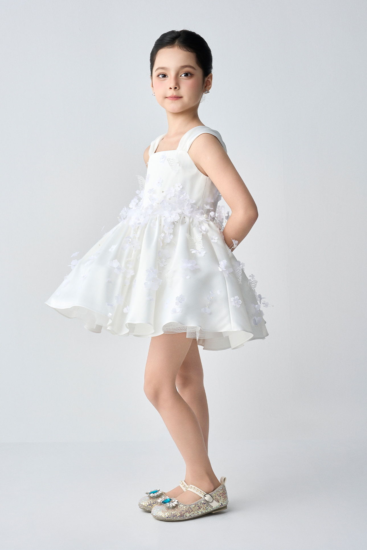 Evelyn Dreamy 3D Flowers Princess Dress