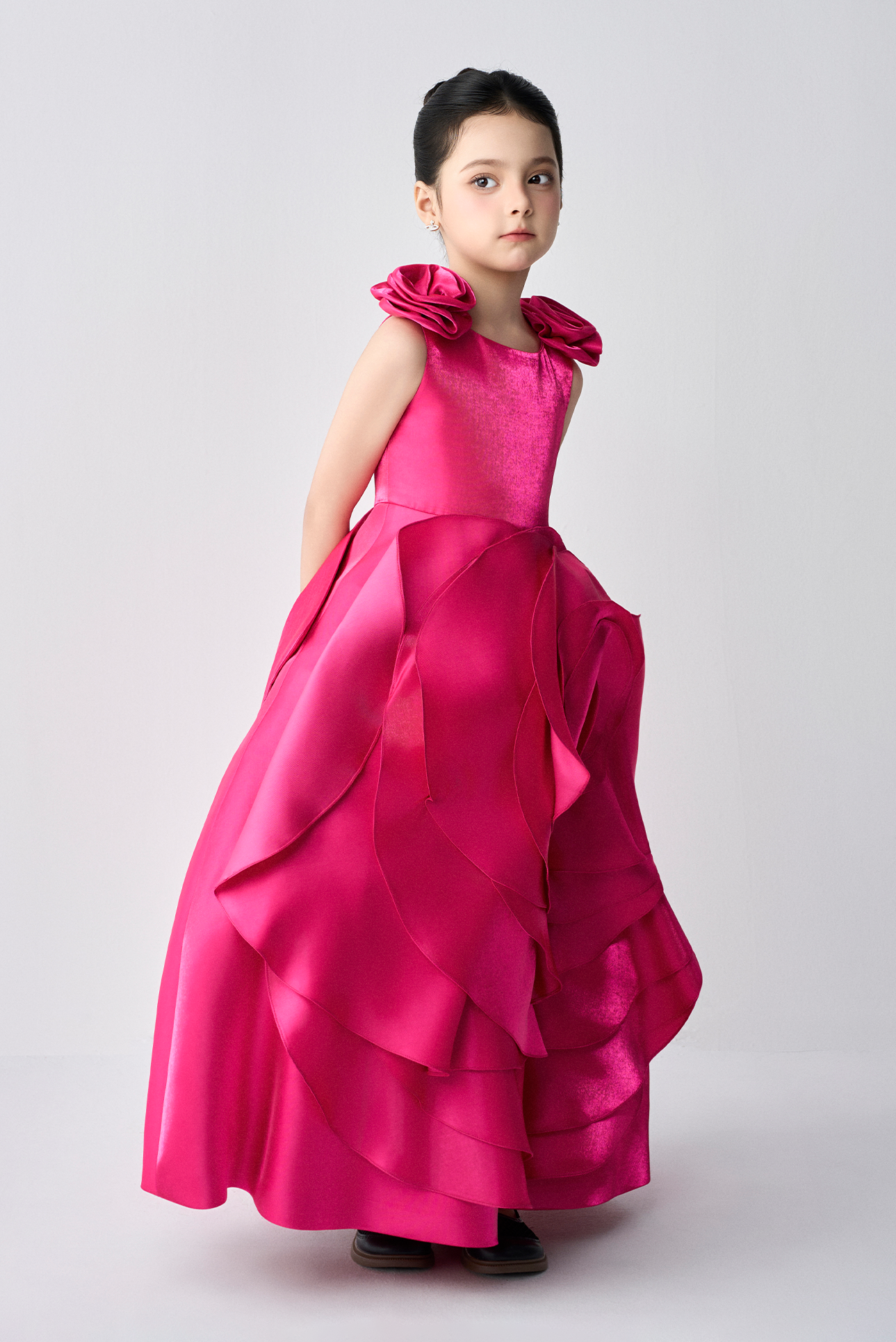 Bloom Rose Girl Ball Gown