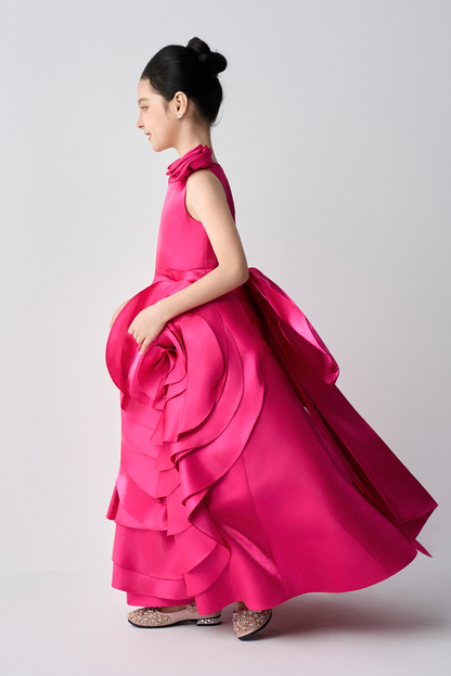 Bloom Rose Girl Ball Gown