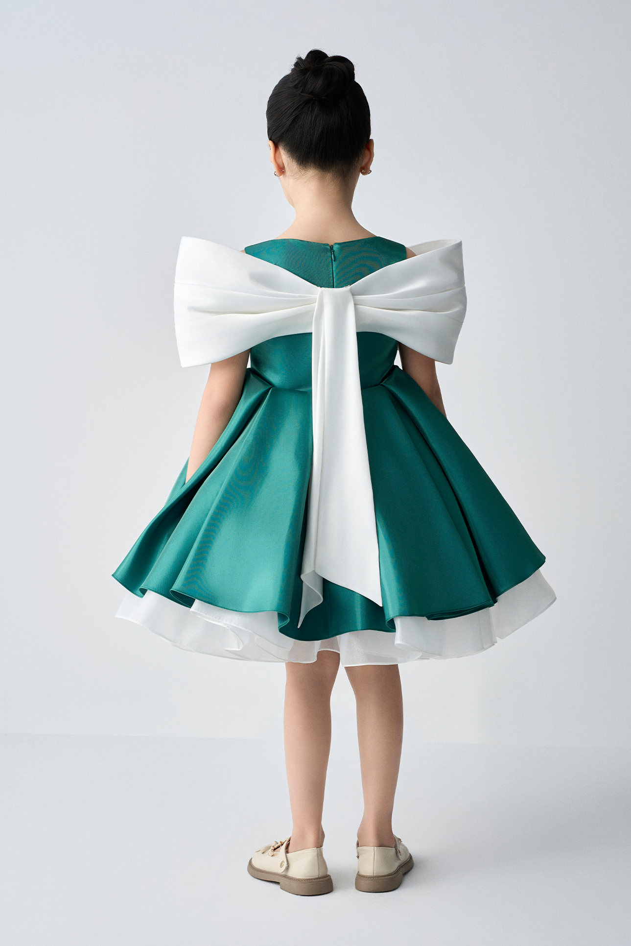 Evangeline Fairytale Two-layer Flared Girl Dress