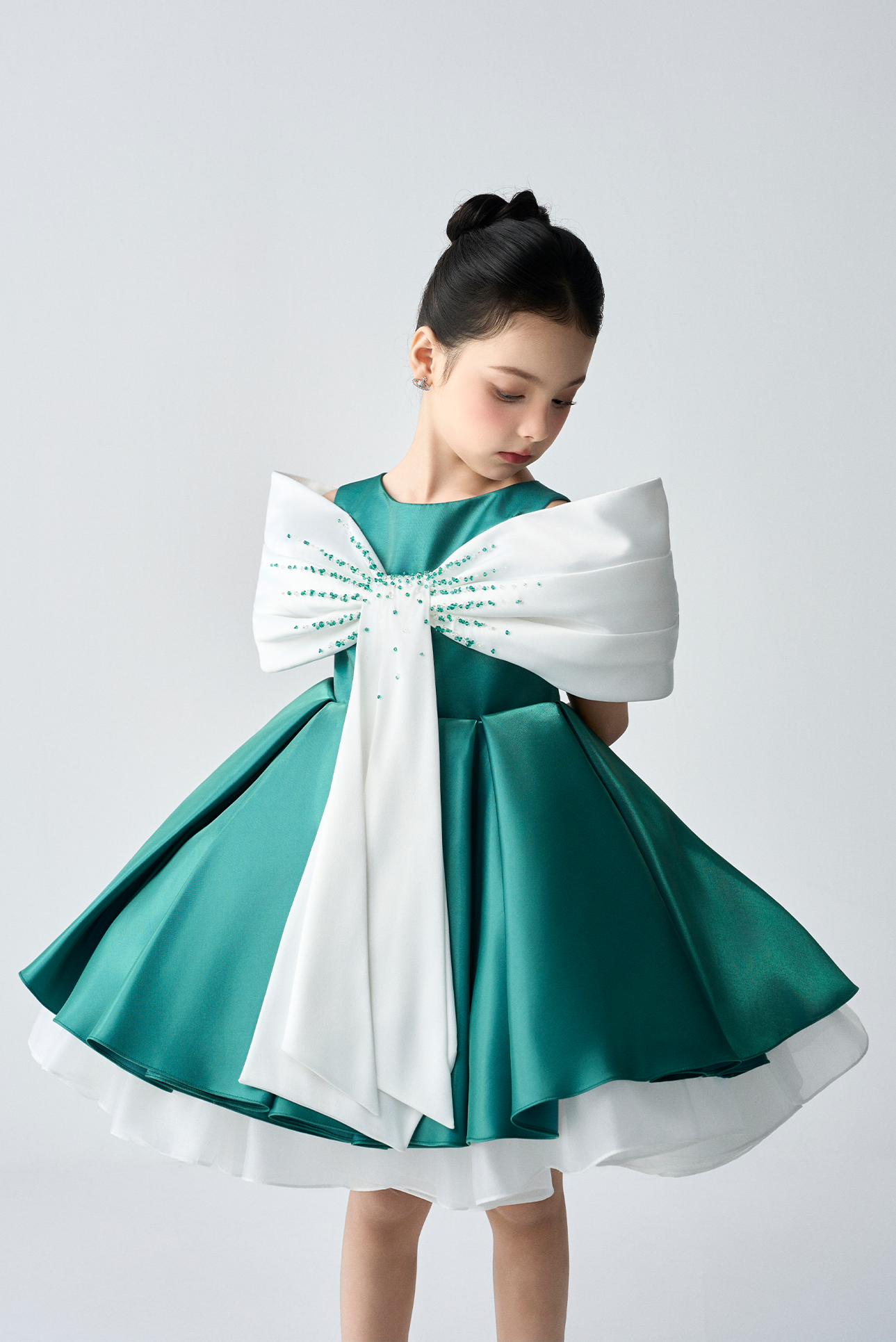 Evangeline Fairytale Two-layer Flared Girl Dress