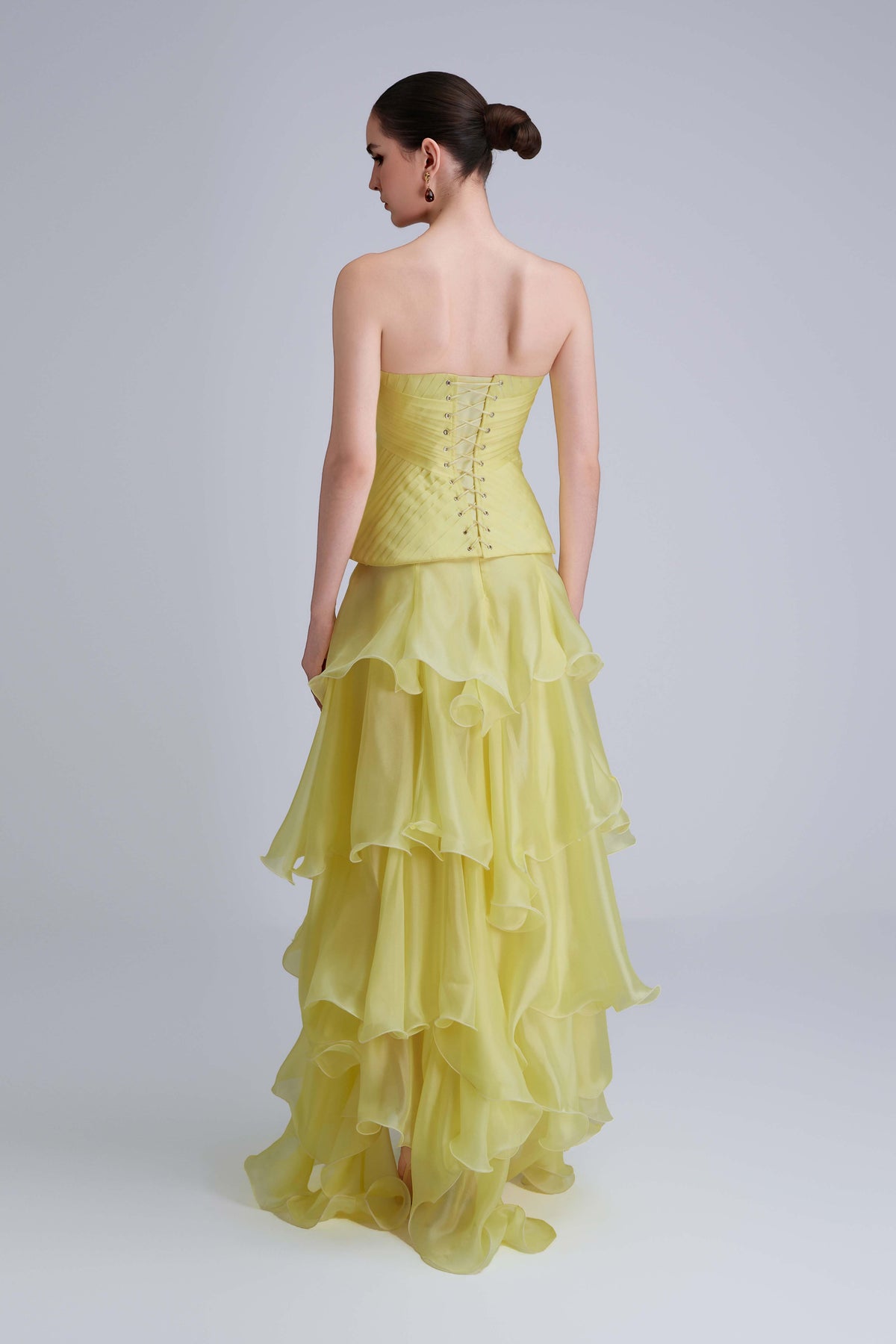 Kalisa Tina Strapless Corset With Ruffle Maxi Skirt Set — product image 3