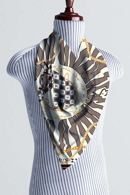 Woodland Whisper Silk Scarf