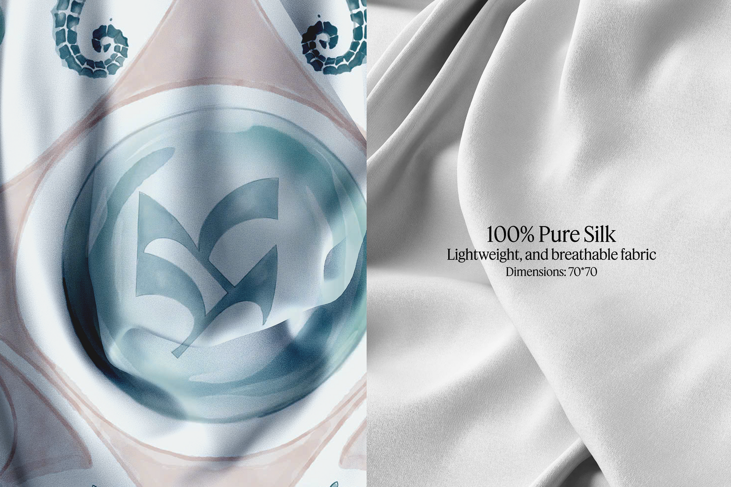 Seahorse Reverie Silk Scarf