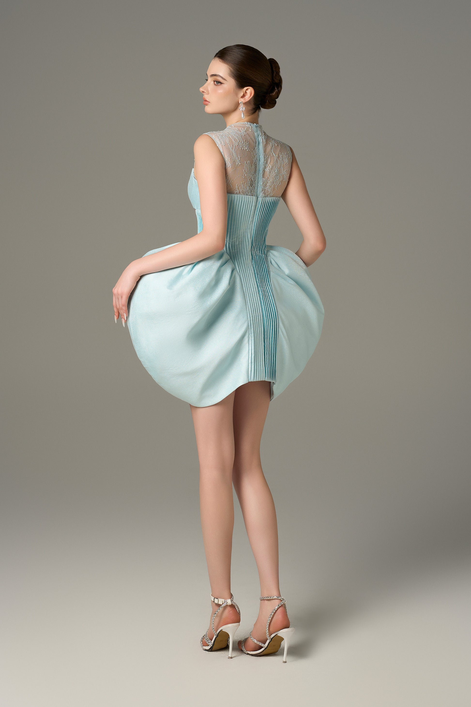 Contoured Exaggerated Hips Mini Dress kalisa Contoured Exaggerated Hips Mini Dress kalisa