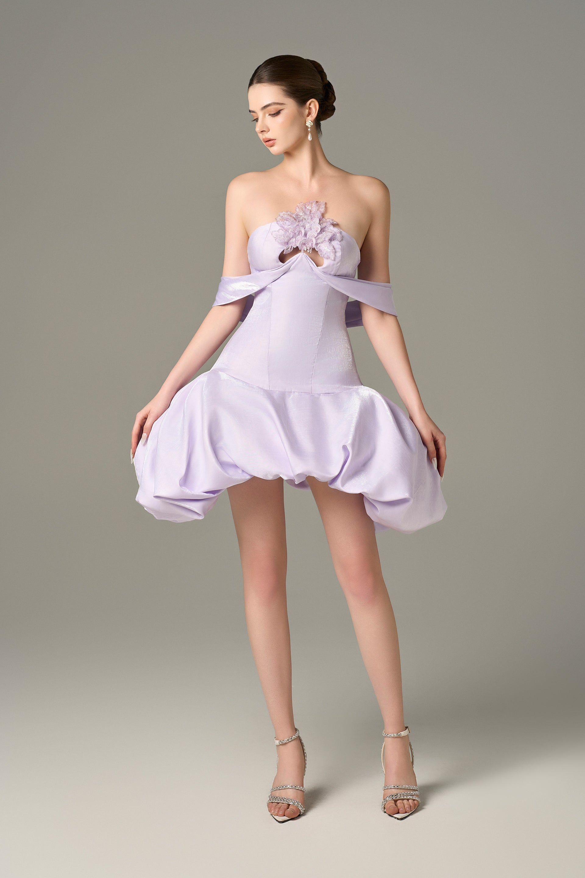 purple drop waist dress Flapper Mini Strapless Royal Blue Sequin Sherri Hill 57781 cat_valentines_outfits Size:17.5 - 32/33