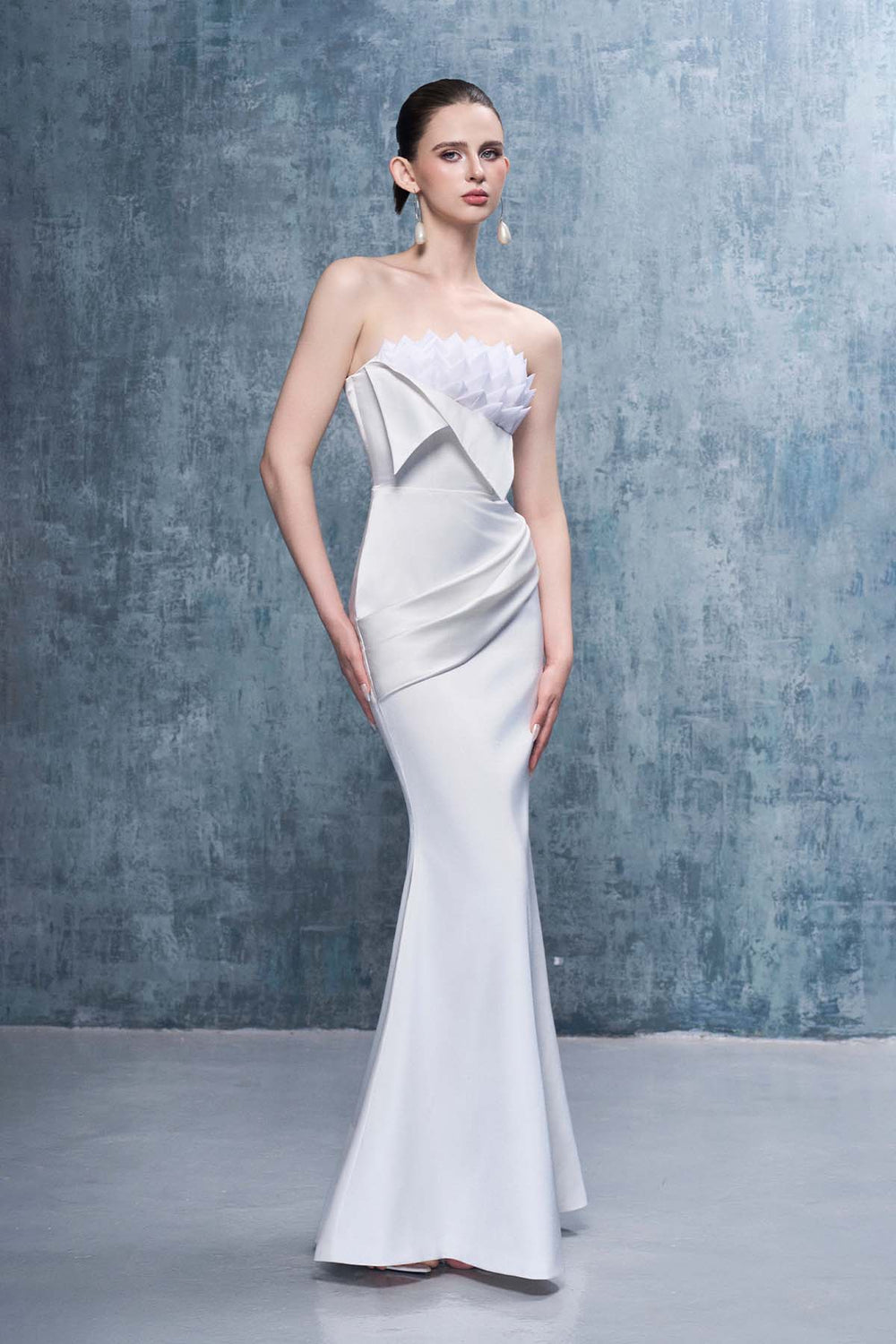 Etoile Bandeau Maxi Dress With Draped-Detail