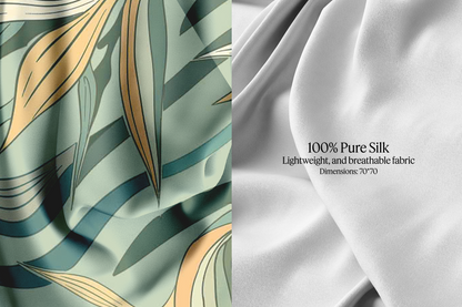 Willow Breeze Silk Scarf