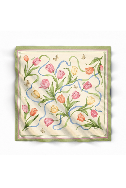 Tulipe Silk Scarf