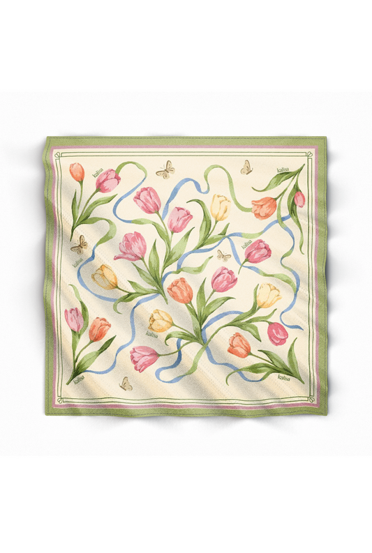 Tulipe Silk Scarf