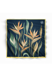 Nocturne Garden Silk Scarf