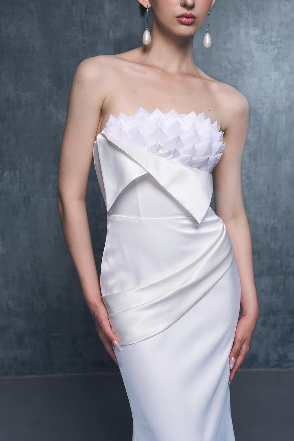 Etoile Bandeau Maxi Dress With Draped-Detail