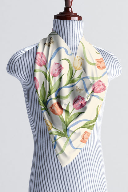 Tulipe Silk Scarf